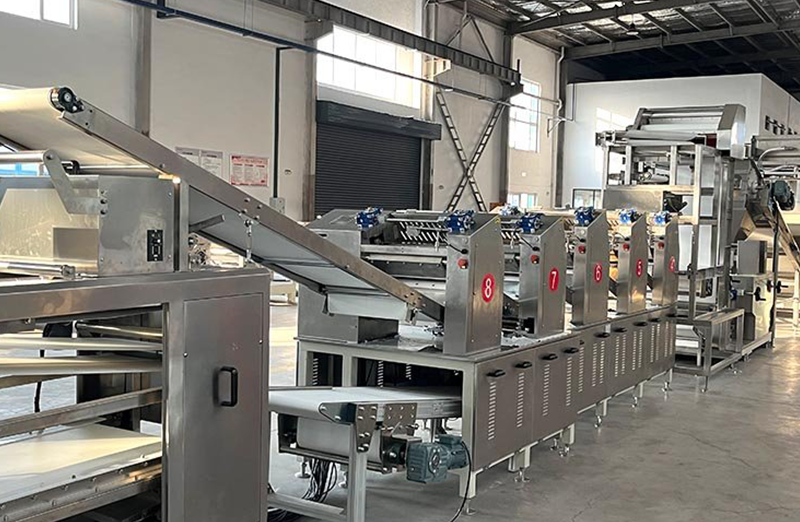 Linie de producție de tăiței semi-uscat/proaspăt gătiți (nefierți).